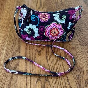 Vera Bradley | Maggie Shoulder Bag | Mod Floral Pink | Pink, Brown | OS